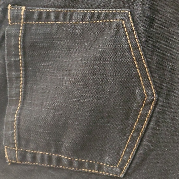 Chadwicks shorts women’s size 6 Bermuda length black demin pull-on elast… - Picture 9 of 16